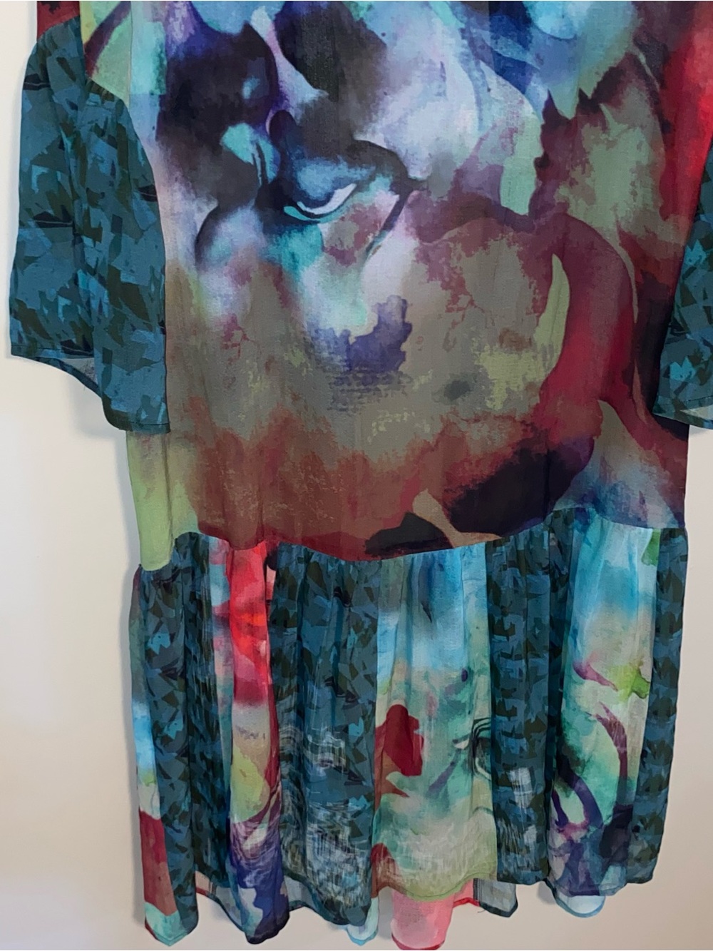 Soft Surroundings Embroidered Duster Cardigan XL Lagenlook Whimsigoth Boho Indie - Picture 11 of 13